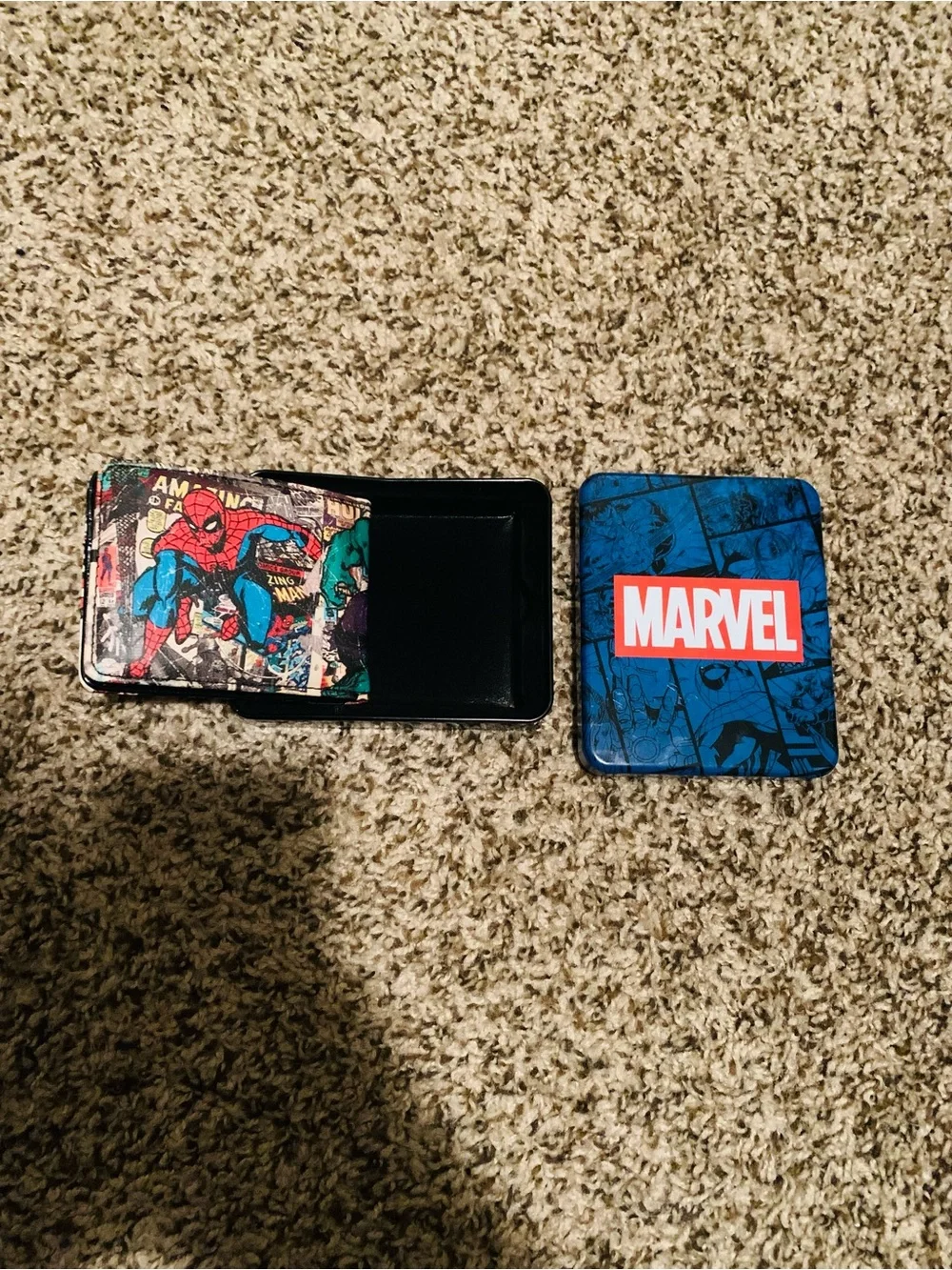 Marvel Hero’s Wallet with Comic Theme (Spider-man,Hulk,Captain America, Etc. NWT